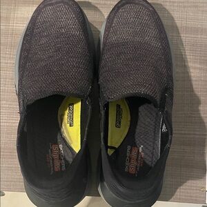 Skechers Men's Dark Gray Slip-On Loafers